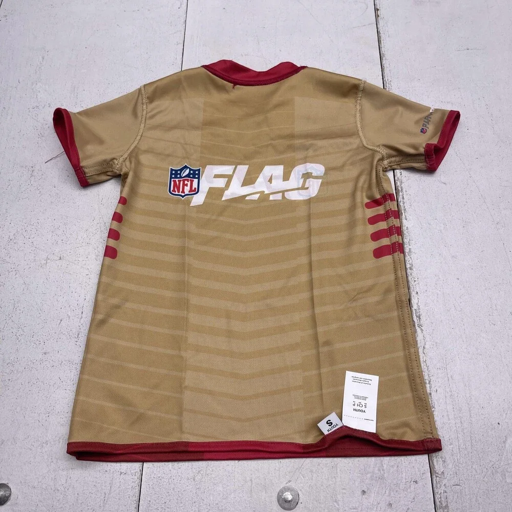 San Francisco 49ers Jersey Youth Small Red NFL Football Reversible NFL Flag - Picture 8 of 9